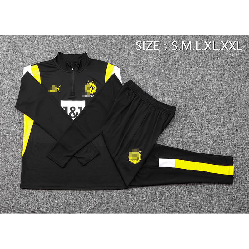 Sudadera Entrenamiento Borussia Dortmund 2023/2024 Negro/Amarillo